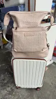 Bottega Veneta Premium Leather Backpack - Beige - 2