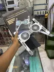 Foldable Adjustable Aluminum Laptop Stand with Cooling Fan - 1