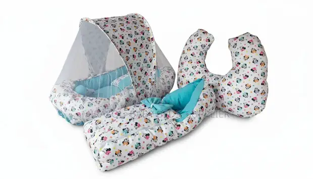 Baby Newborn Set: Nestbed, Sleeping Bag & Pillow - 1