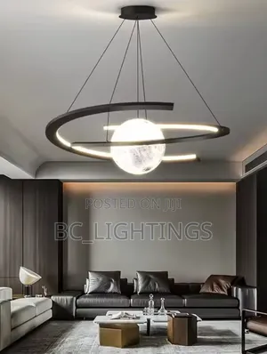 Modern Minimalist Planet Circular Ring Hall Light