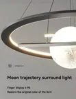 Modern Minimalist Planet Circular Ring Hall Light - 3