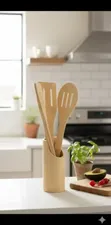 Wooden Kitchen Utensil Set - 2