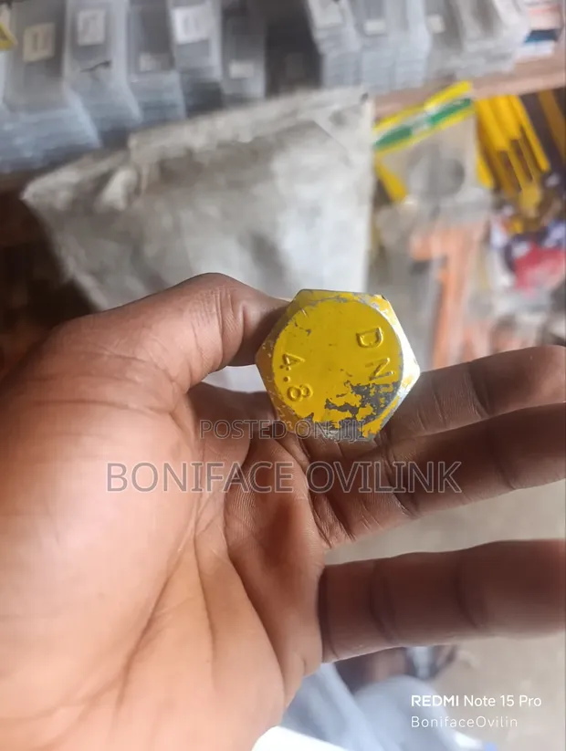 M34x100mm Bolt and Nut (4.8 Grade) - 1