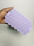 37-Grid Honeycomb Silicone Ice Cube Maker with Lid - 1