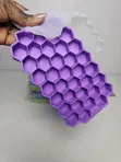 37-Grid Honeycomb Silicone Ice Cube Maker with Lid - 2