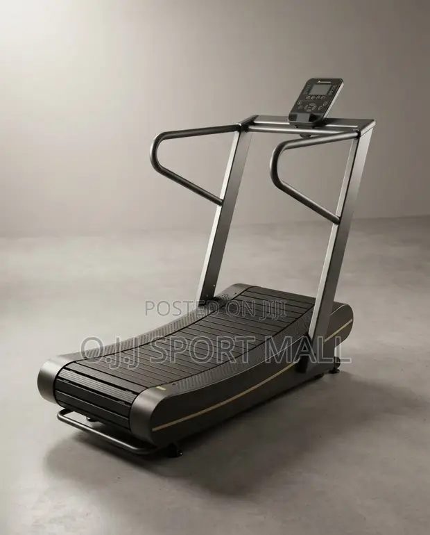 American Fitness 4HP Curved Powered Treadmill - 150kg Capacity - 1