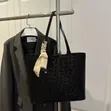 Eniola Kyakkyawar Jakar Velvet Mai Zane Leopard Tare Da Scarf - 1