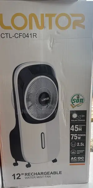 Lontor Rechargeable Water Mist Fan