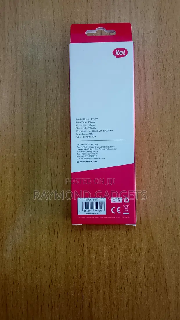 Itel Plus IEP-29 3.5mm Wired In-Ear Earphones with Microphone - 1
