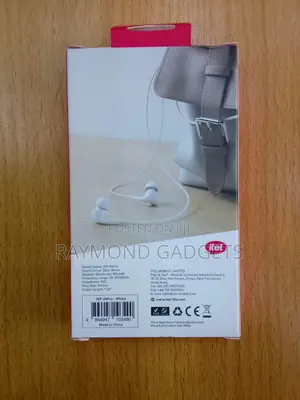 Itel K24Pro IEP-24Pro 3.5mm Wired Earphones with Mic - White