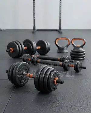 20kg/30kg Adjustable Dumbbell & Kettlebell Set - Universal Brand