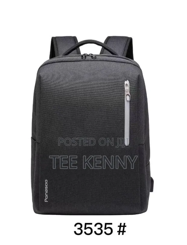 Ponasoo Laptop Backpack - Black - 1