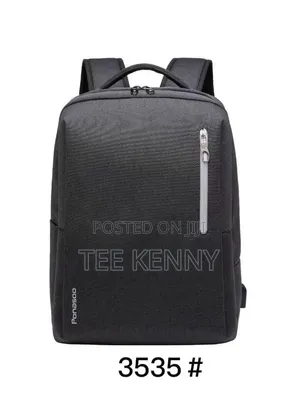 Ponasoo Laptop Backpack - Black