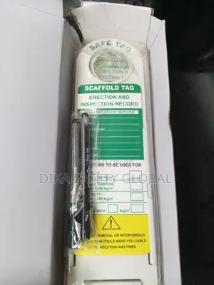 Gubabi Safe Scaffold Tag - Erection Inspection Record
