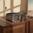 Luxury Leather Belt for Men - Red - 2
