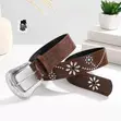 Luxury Leather Belt for Men - Red - 5
