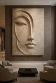 Minimalist Face Wall Artwork - Brand New - 1