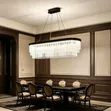 LED Crystal Chandelier - Color Changing, Height-Adjustable - 2