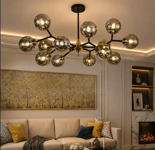Sabo Nordic Chandelier - Jikin Zinariya - 1