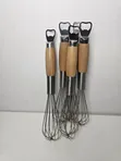 2-in-1 Stainless Steel Egg Whisk with Bottle Opener - 1