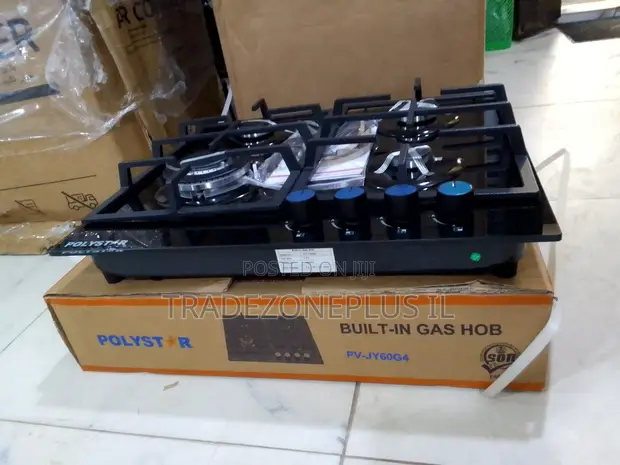 Polystar 4-Burner Gas Hob PV-JY60G4 - 1