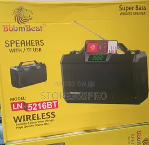 Boombest Super Bass Bluetooth Speaker da Rediyo & Wurin Saka Wayar Hannu