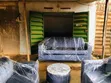 Sofa Mai Girma Launi Shuɗi-Grey Tare da Teburin Tsakiya na Marble - 2