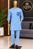 Kings Saitin Tufafin Maza Na Gargajiya (Tunic & Wando) - 2