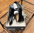 Men's Black and White Loafers - Size 43 - 2