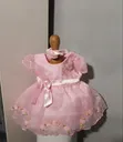 Angel Baby Girl Party Gown with Hair Band (0-3 Months) - 1