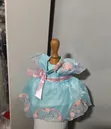 Angel Baby Girl Party Gown with Hair Band (0-3 Months) - 3