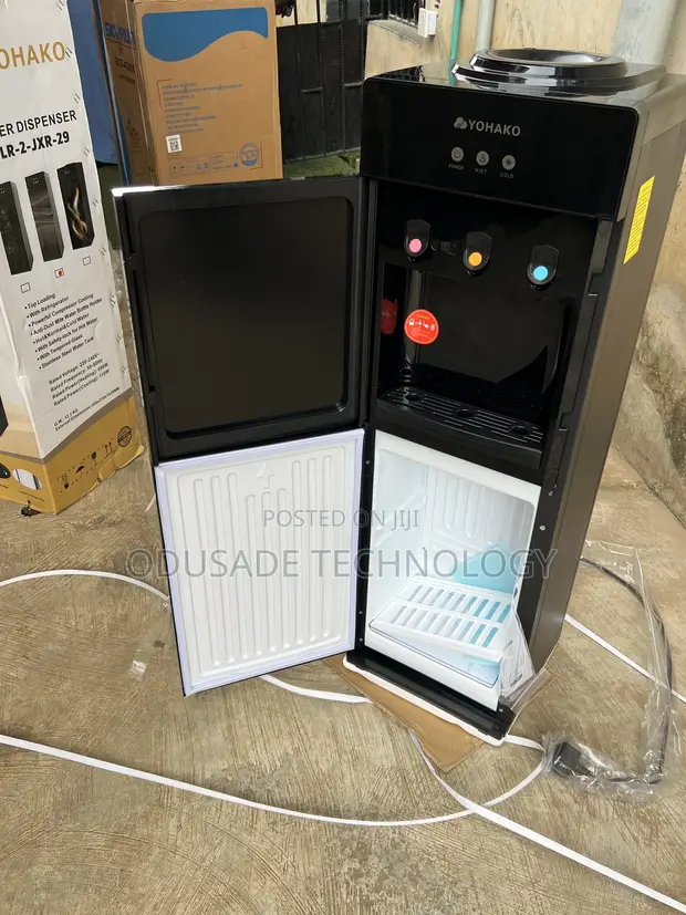 Yohako Water Dispenser with Refrigerator - Hot/Normal/Cold - 1