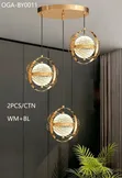 Fitilar Pendant ta LED - Fari & Fari Mai Dumi - 1