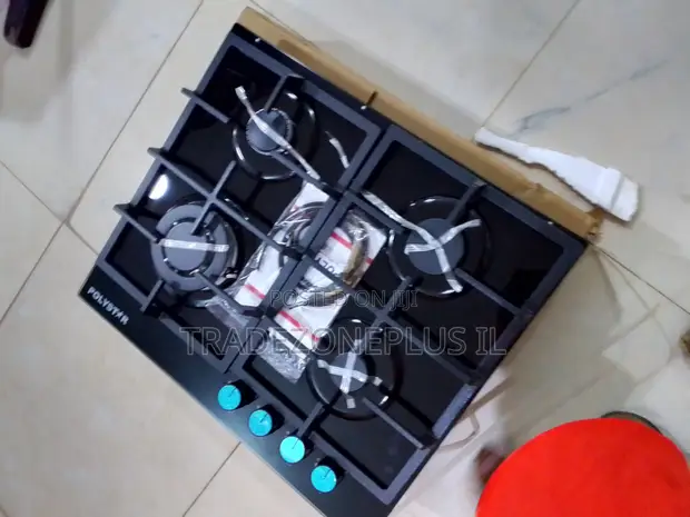Polystar 4 Burner Tempered Glass Cooker - 1
