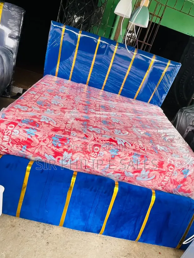 Brand New 6x6 Bedframe and Foam - 1