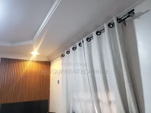 Brown & Ash Curtains & Accessories for 6 Windows