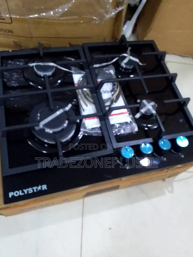 Polystar PV-JY60G4 8mm Tempered Glass Cooker - 1