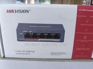 Hikvision DS-3E0105P-E/M 4-Port PoE Switch