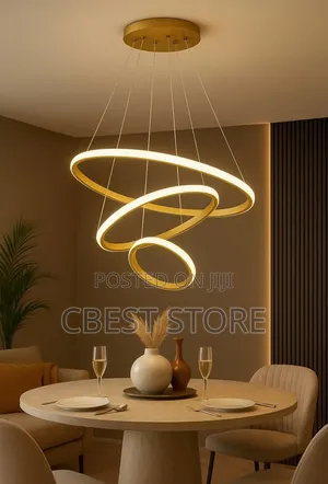 3-Step Chandelier - Gold
