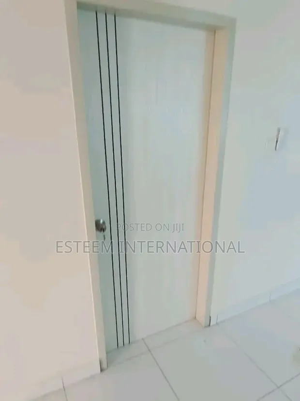Kofa ta HDF Standard don Bedroom mai Zane na Bakin Karfe - 1