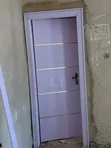 Kofa ta HDF Standard don Bedroom mai Zane na Bakin Karfe - 2