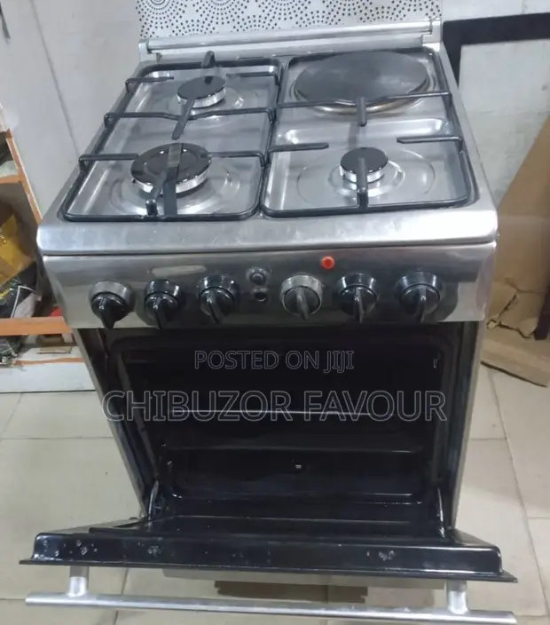 Nexus 4-Burner Gas Electric Cooker (3 Gas + 1 Electric) - 1