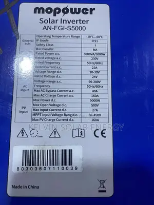 Mopower 5kva/24v Hybrid Inverter