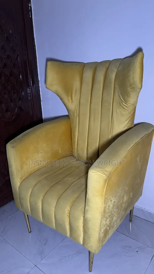 Home Interiors Big Yellow Armchair - 1