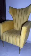 Babban Yellow Armchair na Home Interiors - 2