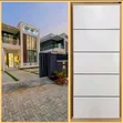 HDF Luxury Room Door with Stainless Steel Inlays - 2