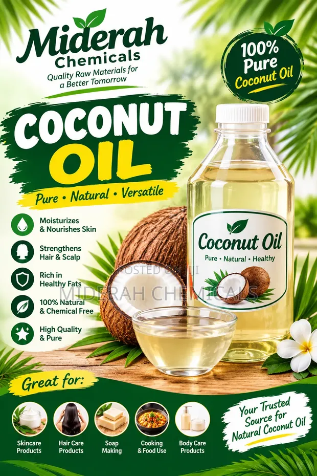Pure Coconut Oil 1 Liter - 1