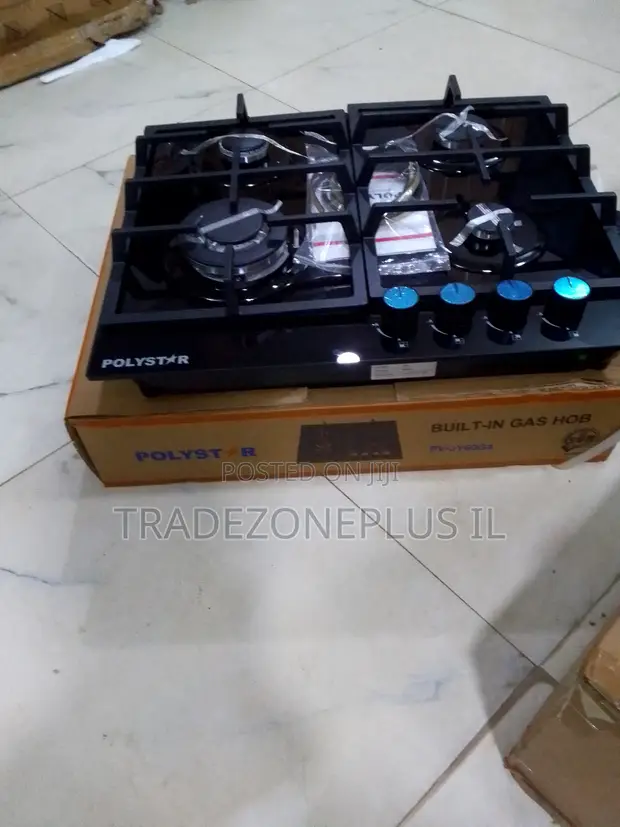 Polystar 4-Burner Built-in Gas Cooker - 1