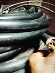 35mm 4 Core Flexible Power Cable - Black - 1