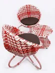 Executive Rattan Patio Chair da Table Set (2+1) - 1